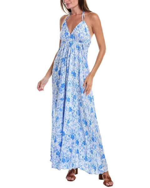 Anna Kay Talie Maxi Dress Women's Blue L