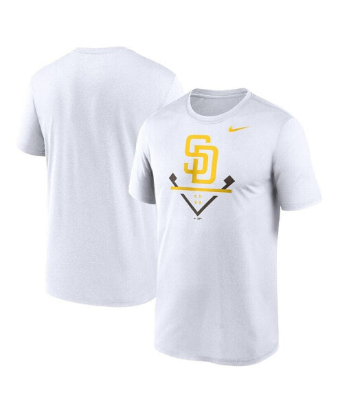 Men's White San Diego Padres Icon Legend T-shirt