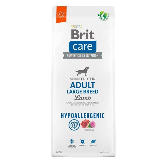 BRIT Care Hypoallergenic Adult Large Breed Lamb 12kg Dog Food