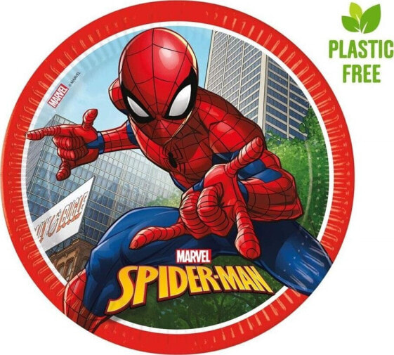 GoDan Talerzyki papierowe Spiderman 23cm 8szt