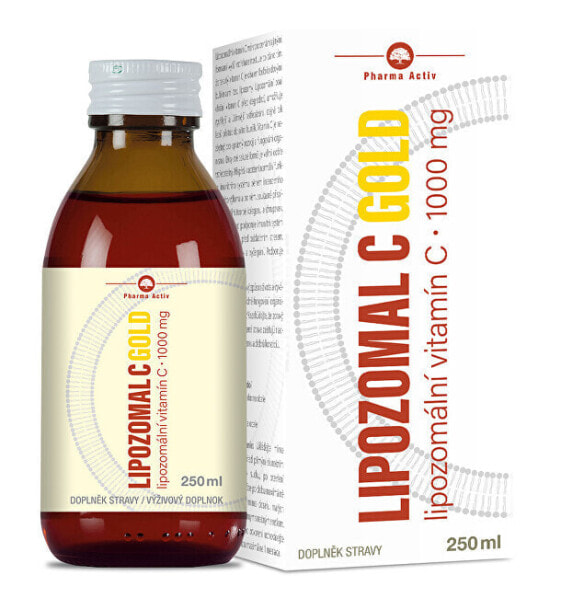 БАД для укрепления иммунитета Pharma Activ Липосомальная витамин C Gold 1000 мг 250 мл