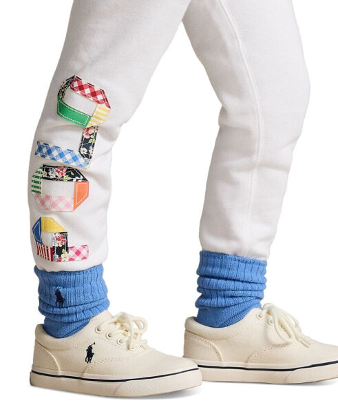 Брюки для малышей Polo Ralph Lauren смешанные логотипы и манижные брюки