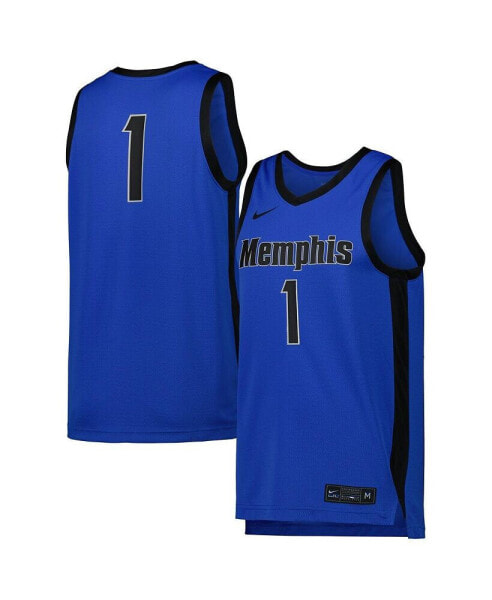 Мужская майка Nike футбольная синяя модель Memphis Tigers #1 Replica