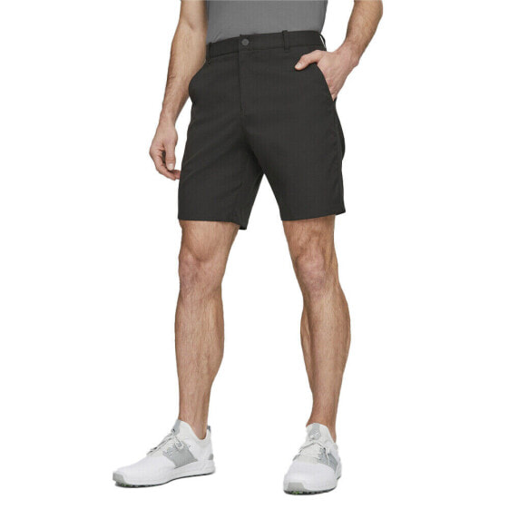 Puma Dealer 8 Inch Golf Shorts Mens Black Casual Athletic Bottoms 53778802