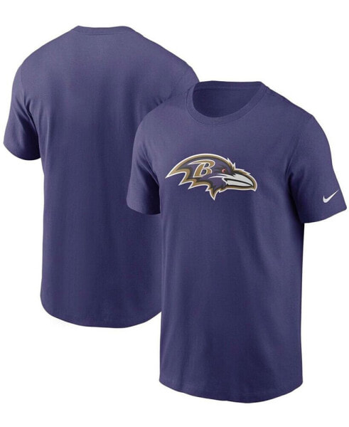 Men's Purple Baltimore Ravens Primary Logo T-shirt