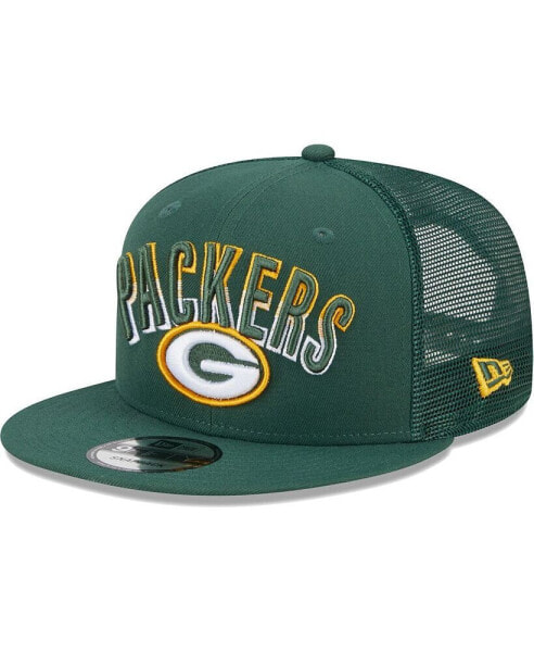 Men's Green Green Bay Packers Grade Trucker 9FIFTY Snapback Hat