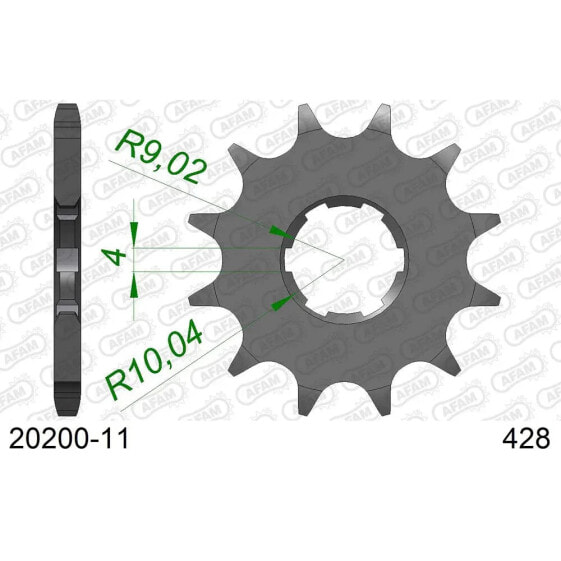 AFAM 20200 Front Sprocket