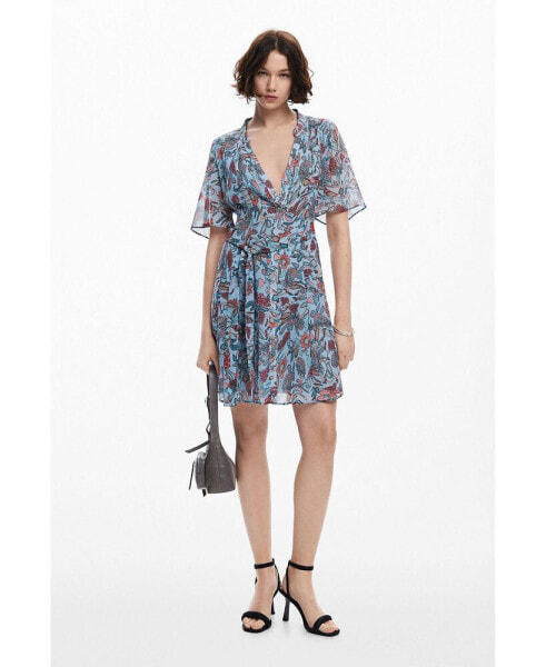 Women's Floral print midi dress