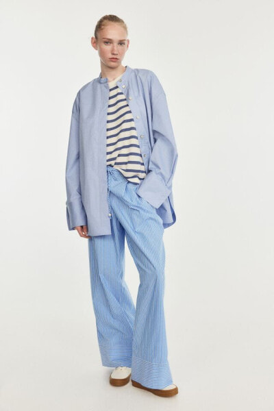 Wide pull-on trousers