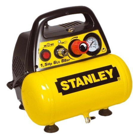 Безмасляный компрессор Stanley 6 л 1,5 км 8 бар 180 л/мин
