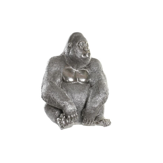 Статуэтка горилла из серебряной смолы DKD Home Decor 46 х 40 х 61 см