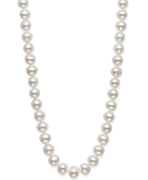 Belle de Mer aA 18" Cultured Freshwater Pearl Strand Necklace (7-1/2-8-1/2mm)
