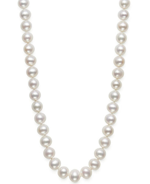 AA 18" Cultured Freshwater Pearl Strand Necklace (7-1/2-8-1/2mm)