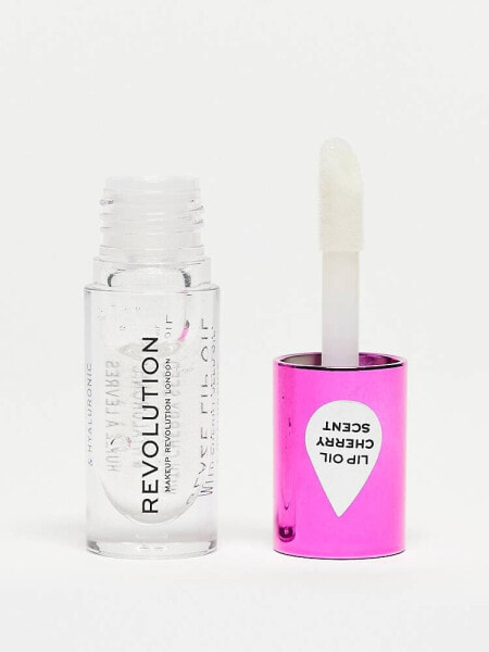 Revolution Glaze Lip Oil Lust Clear