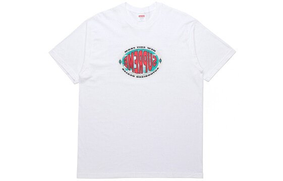 Supreme FW19 Week 1 New Shit Tee 字母Logo短袖T恤 男女同款 白色 送礼推荐 / Футболка Supreme FW19 Week 1 New Shit Tee LogoT SUP-FW19-029