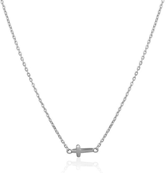 Silver necklace with cross SVLN0450XH20045