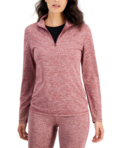 Women's Essentials Quarter-Zip Top, Created for Macy's