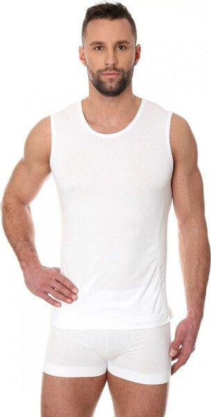 Футболка мужская BRUBECK Безрукавник Comfort Cotton белый размер XL (SL00068A)