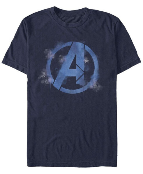 Men's Avengers Spray Logo Short Sleeve Crew T-shirt