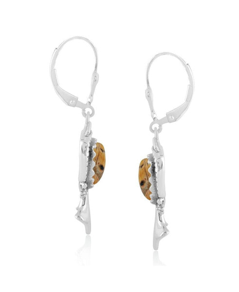 Sterling Silver Women's Dangle Earrings Choice of Gemstone Color
