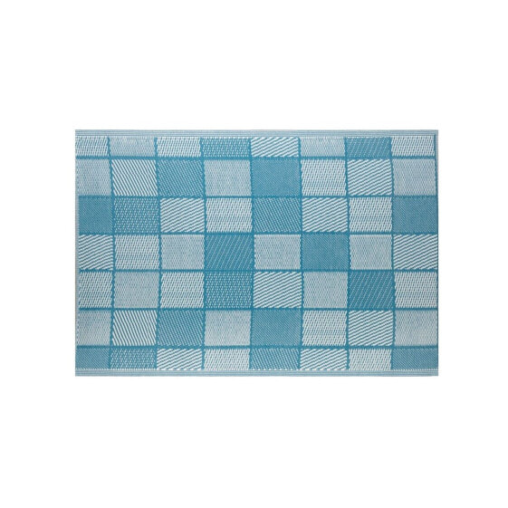 Outdoor rug Meis Blue White polypropylene