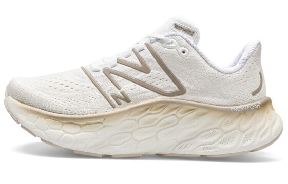 Кроссовки женские New Balance Fresh Foam X More v4 Бело-платиновые