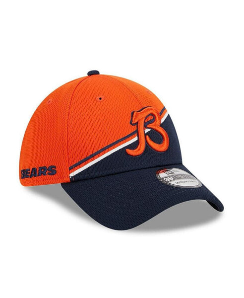 Men's Orange, Navy Chicago Bears 2023 Sideline 39THIRTY Flex Hat