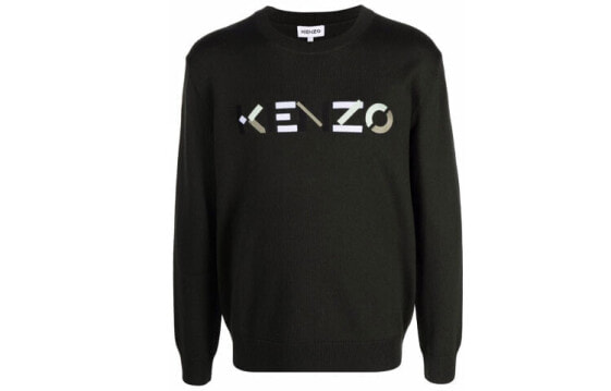 Свитер мужской KENZO FW21 FB65PU6393LA-97, мужской, шерстяной, блузка, расширенное плечо