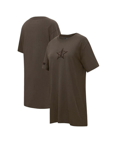 Women's Brown Houston Astros Neutral T-shirt Dress