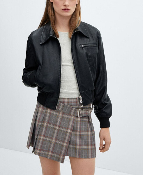 Women's Plaid Miniskirt