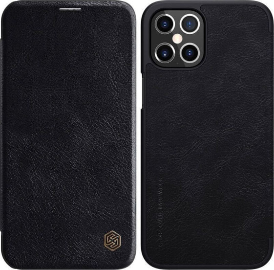 Чехол для смартфона Nillkin Nillkin Qin кожаный чехол для iPhone 12 Pro Max черный