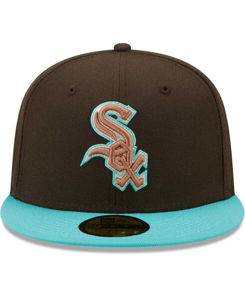 Men's Brown, Mint Chicago White Sox Walnut Mint 59FIFTY Fitted Hat