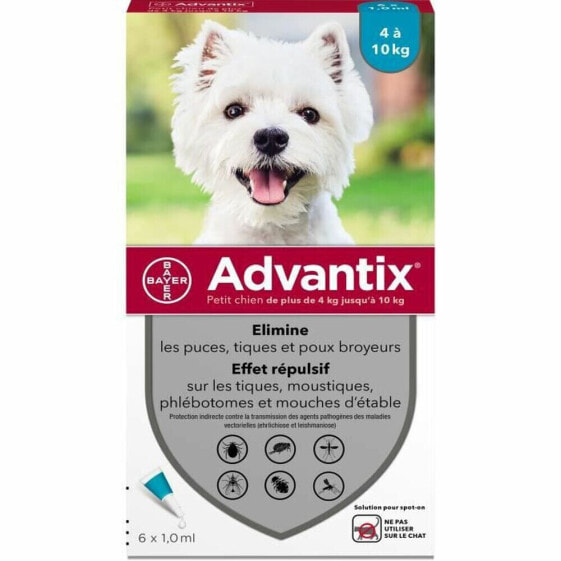 Мнсектицидный Advantix Пёс 4-10 kg 6 штук