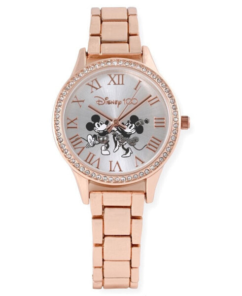 Наручные часы ACCUTIME Disney 100-летие аналоговые розовое золото 26 мм
