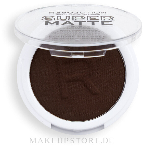 Mattierendes Gesichtspuder - Makeup Revolution Super Matte Powder Ebony