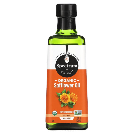 Organic Safflower Oil, Refined, 16 fl oz (473 ml)