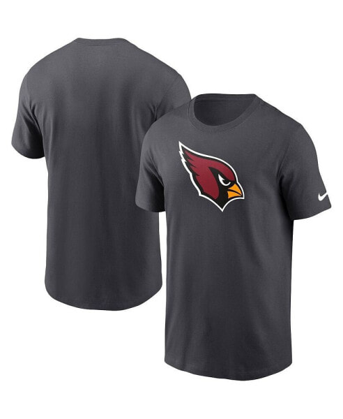 Men's Charcoal Arizona Cardinals Primary Logo T-shirt