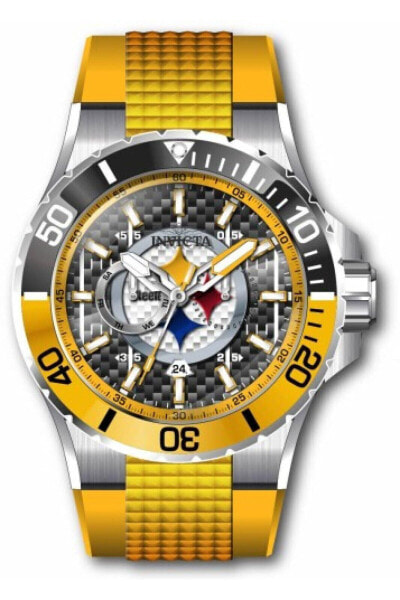 Часы Invicta Pittsburgh Steelers Yellow 50mm
