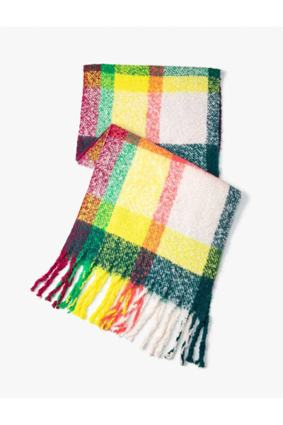 Шарф Koton Multi-Color Fringed Soft-touch