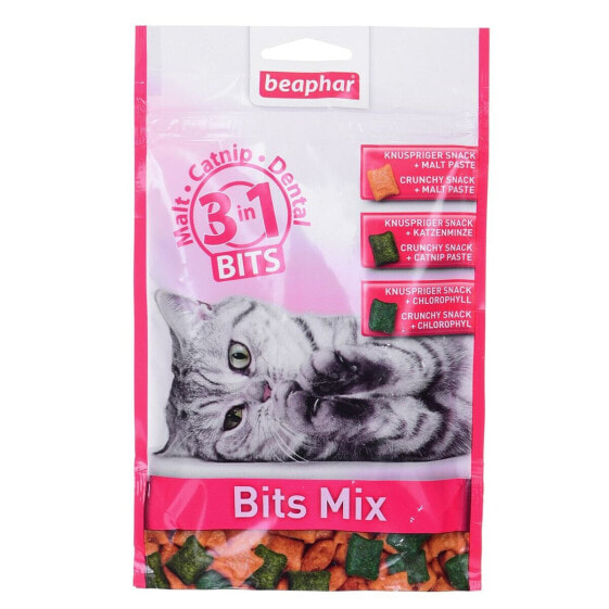 Snack for Cats Beaphar Bits Mix 150 g Конфеты травы для котов Хлорофиллин