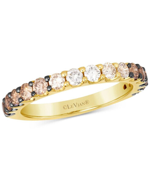 Chocolate Ombré Diamond Band (1 ct. t.w.) in 14k Rose Gold or 14k Yellow Gold