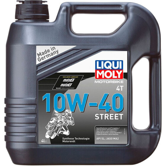 LIQUI MOLY 4T 10W40 Synthetic Technology Street 1L Motor Oil