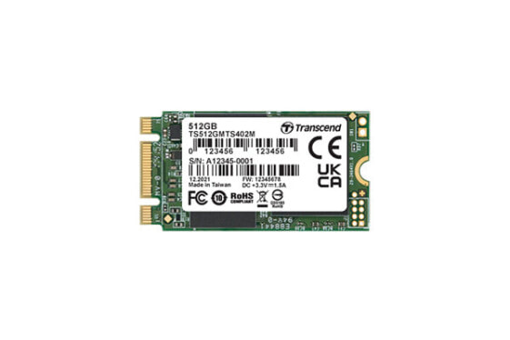 Transcend MTS402M - 32 GB - M.2 - 530 MB/s - 6 Gbit/s