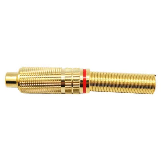 EUROCONNEX Female Golden Red Line rca cable 8-9 mm