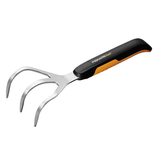 Культиватор ручной Fiskars Xact из нержавеющей стали, черный, 92 мм х 323 мм х 62 мм