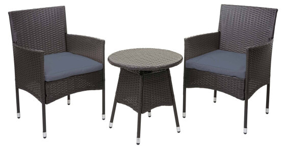 Poly-Rattan Balkonset G27 (3-teilig)