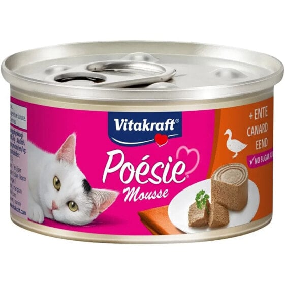 VITAKRAFT Poésie Mousse Duck 85g wet food for cat