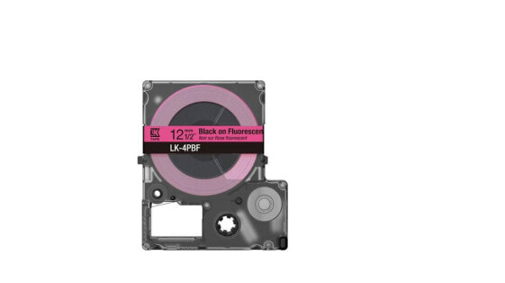 Epson LK-4PBF - Black - Pink - Thermal transfer - LabelWorks LW-C410 - 1.2 cm