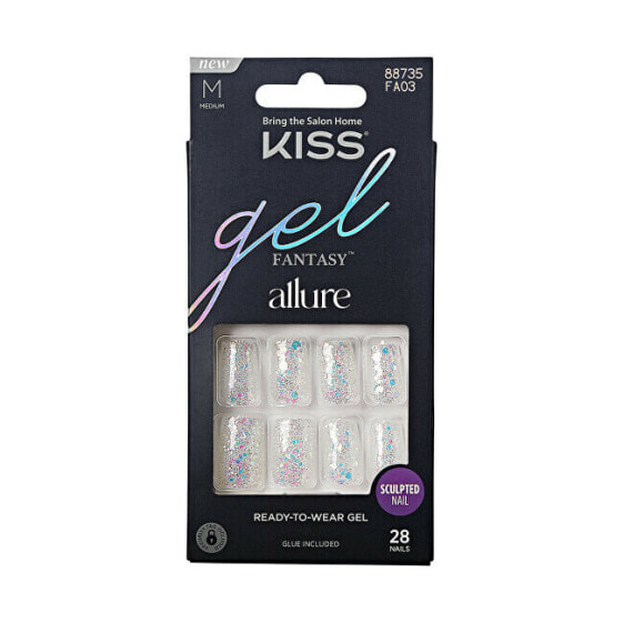 Gel nails Gel Fantasy Allure - How Dazzling 28 pcs