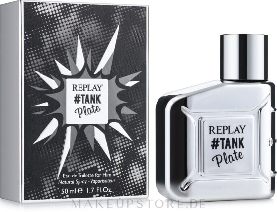 Replay Tank Plate For Him - Eau de Toilette 50 ml